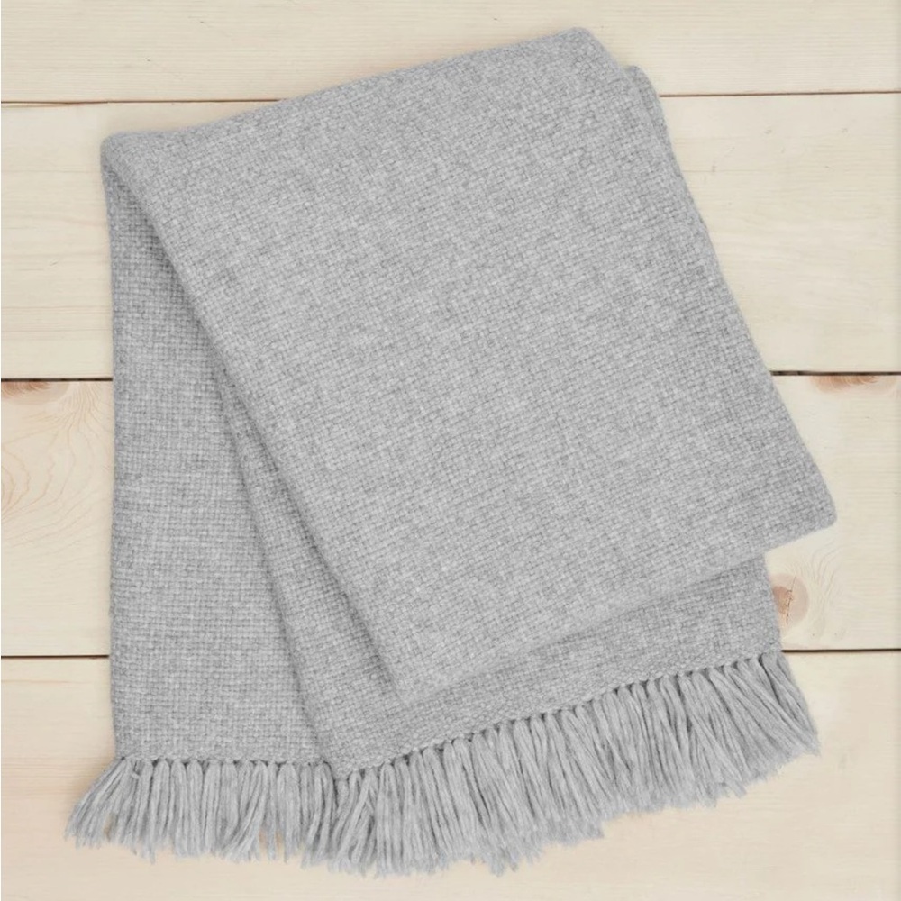 NEW Jenni Kayne Alpaca Basketweave Throw